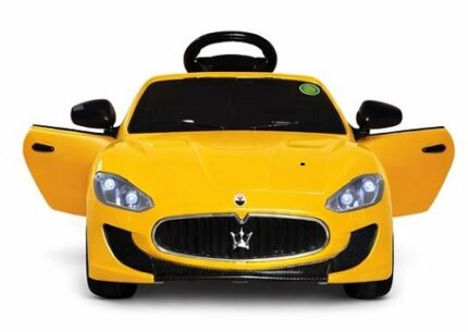 ماشین شارژی کودک مازراتی رنگ زرد